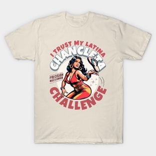 Trust my Latina Chancleta Challenge Tik-Tok Inspired Funny Latino Couple Coordinated T-Shirt